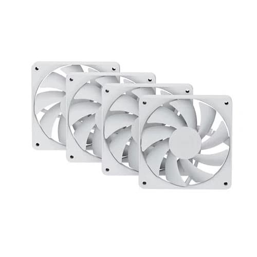 Hyte FA12 Snow White 120mm 4-Pack Cabinet Fan